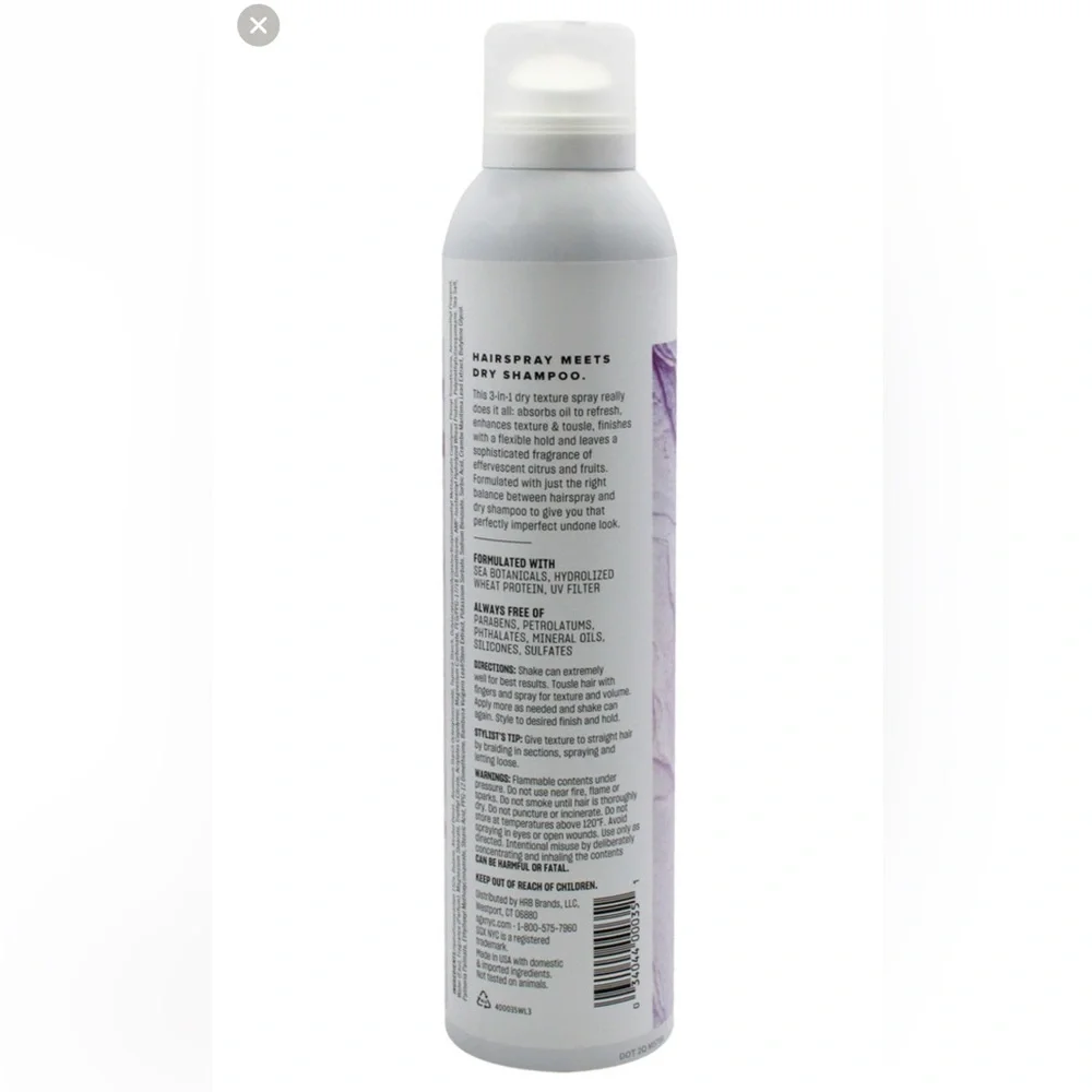 SGX NYC Salon Grafix The Do-It-All 3-in-1 Dry Texture Spray, 6.5 Oz NEW